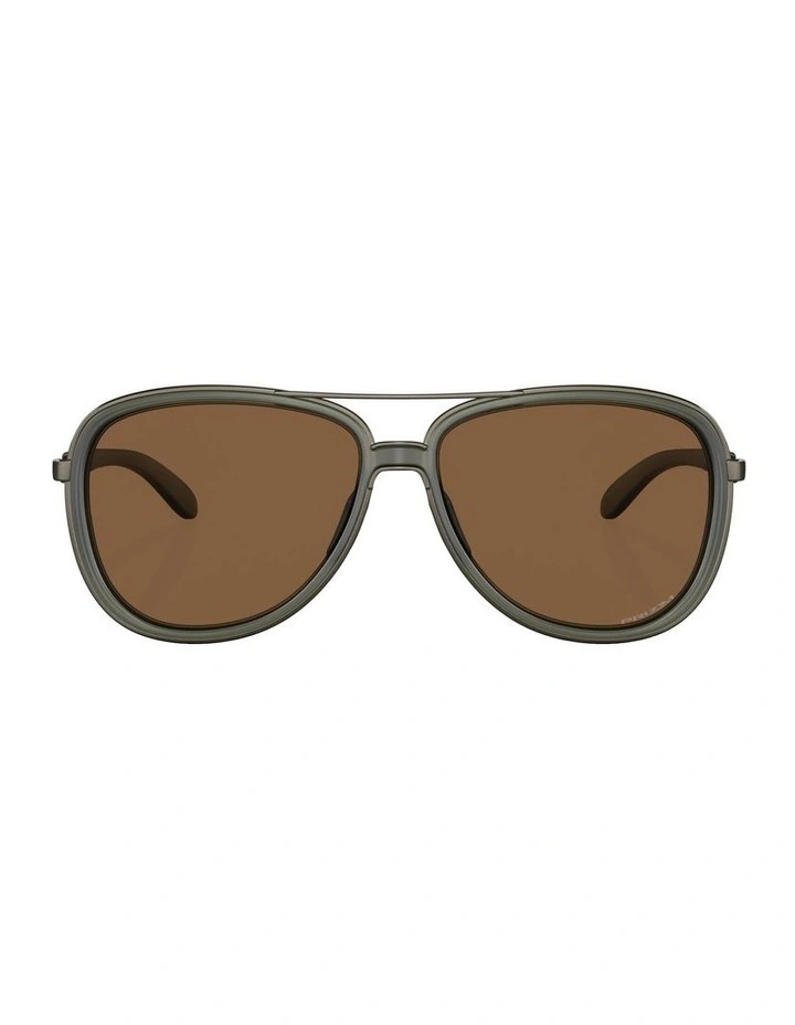 Split Time Sunglasses in Green image 2