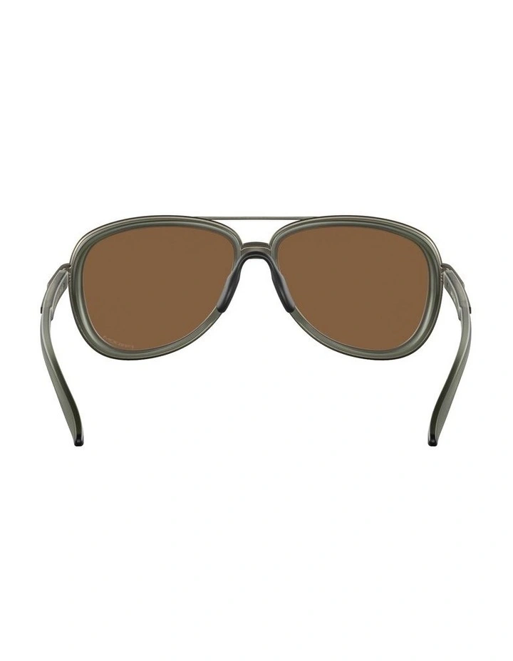 Split Time Sunglasses in Green image 4