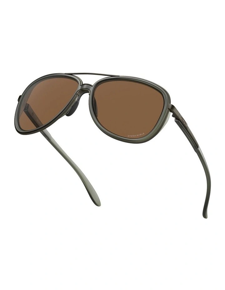 Split Time Sunglasses in Green image 7