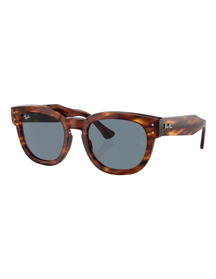 Ray-Ban High Fit Mega Hawkeye Sunglasses In Brown image 1