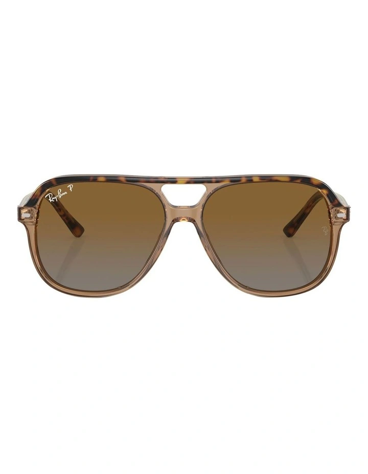 Bill Polarised Sunglasses in Gold image 2