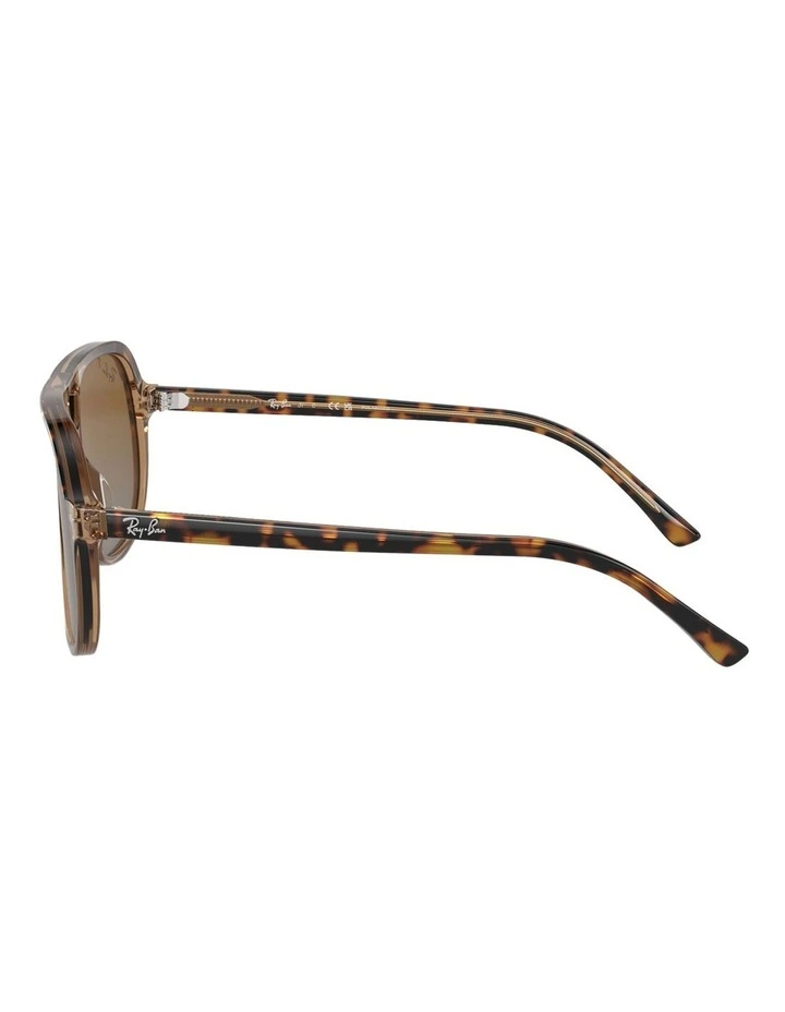 Bill Polarised Sunglasses in Gold image 3
