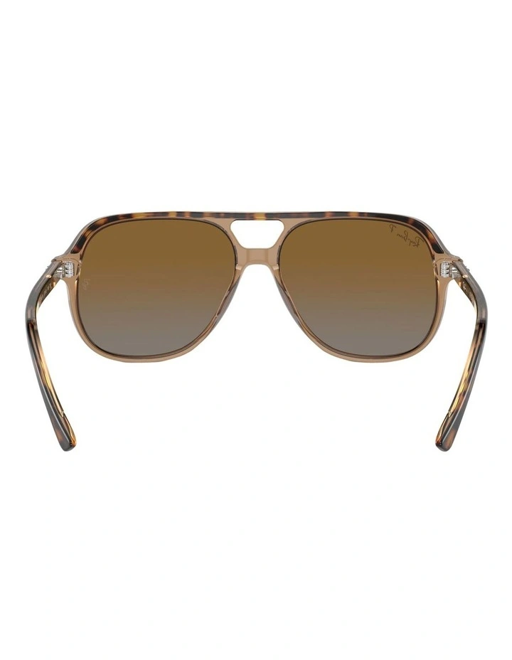 Bill Polarised Sunglasses in Gold image 4