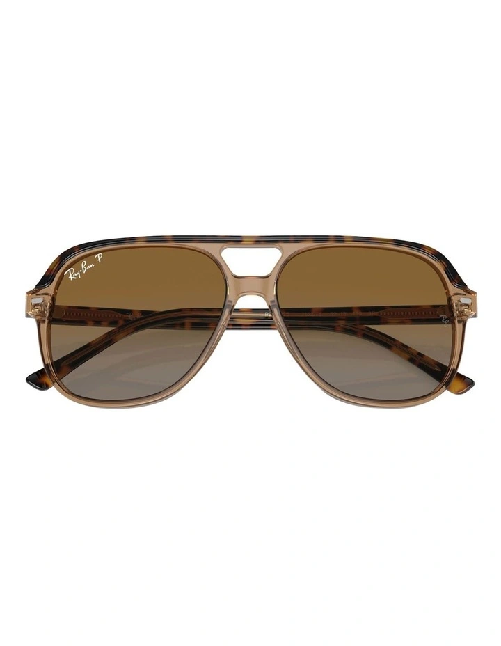 Bill Polarised Sunglasses in Gold image 5