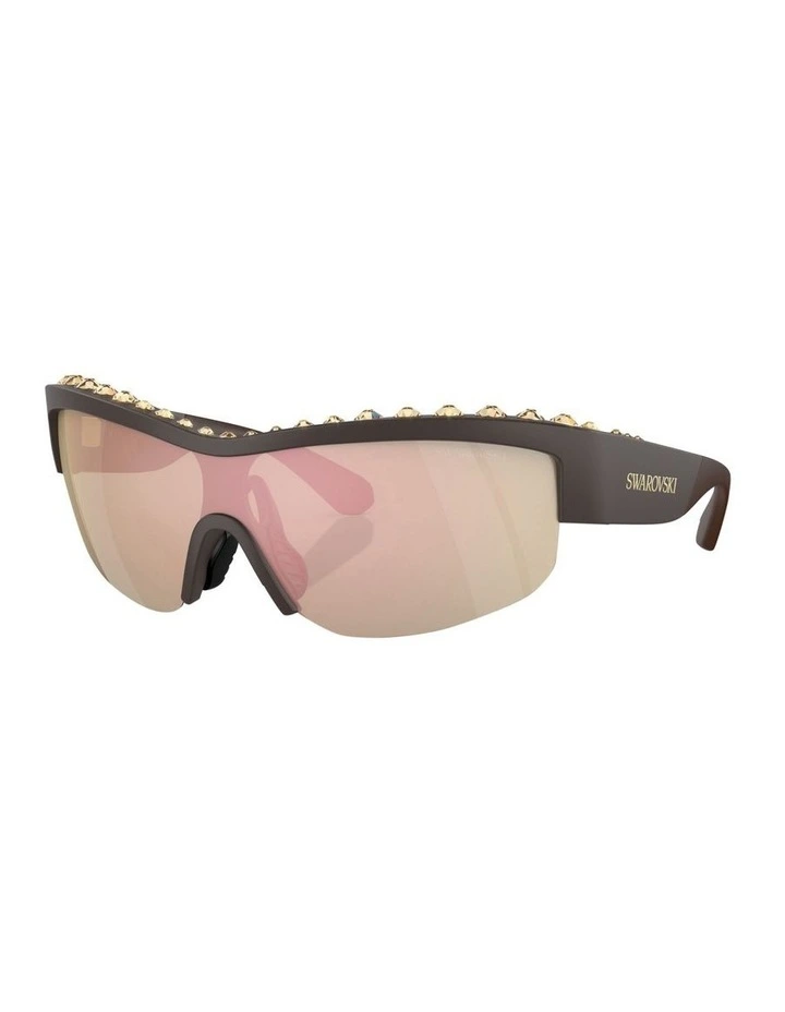 SK6014 Sunglasses in Brown image 1