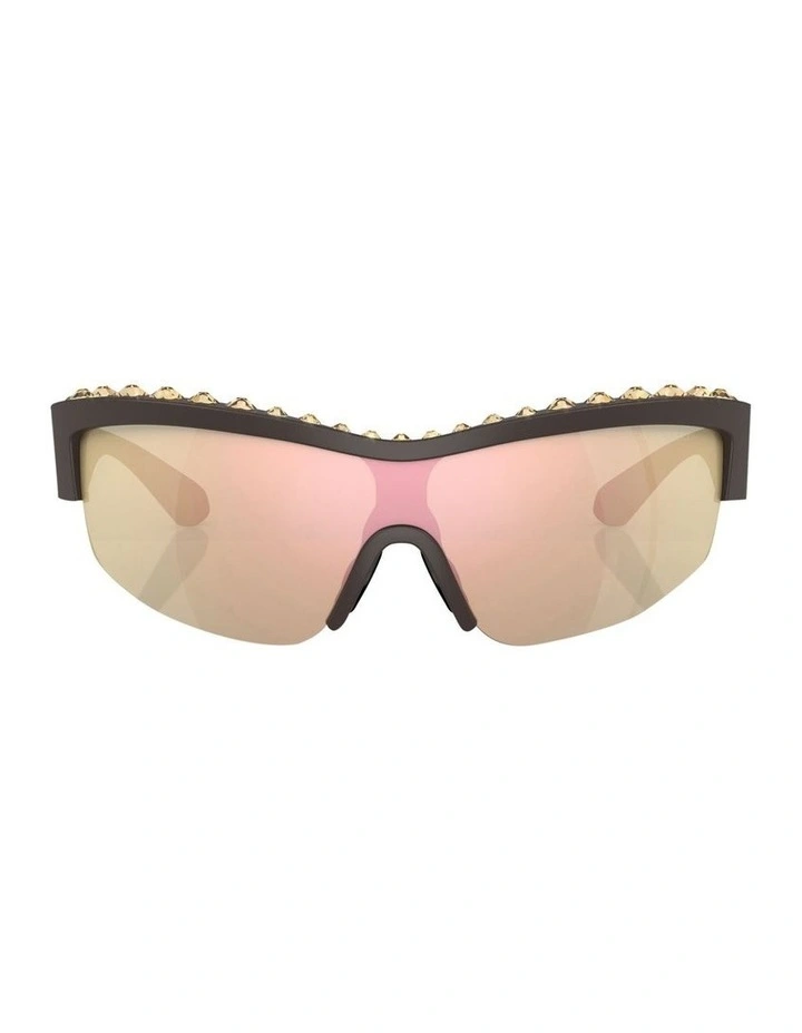 SK6014 Sunglasses in Brown image 2