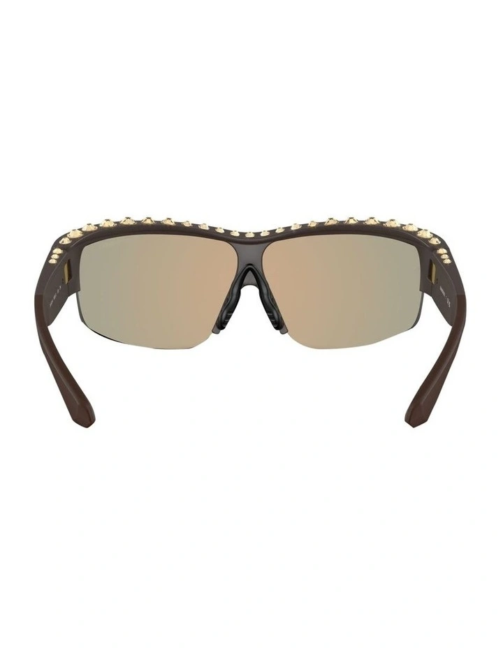 SK6014 Sunglasses in Brown image 4