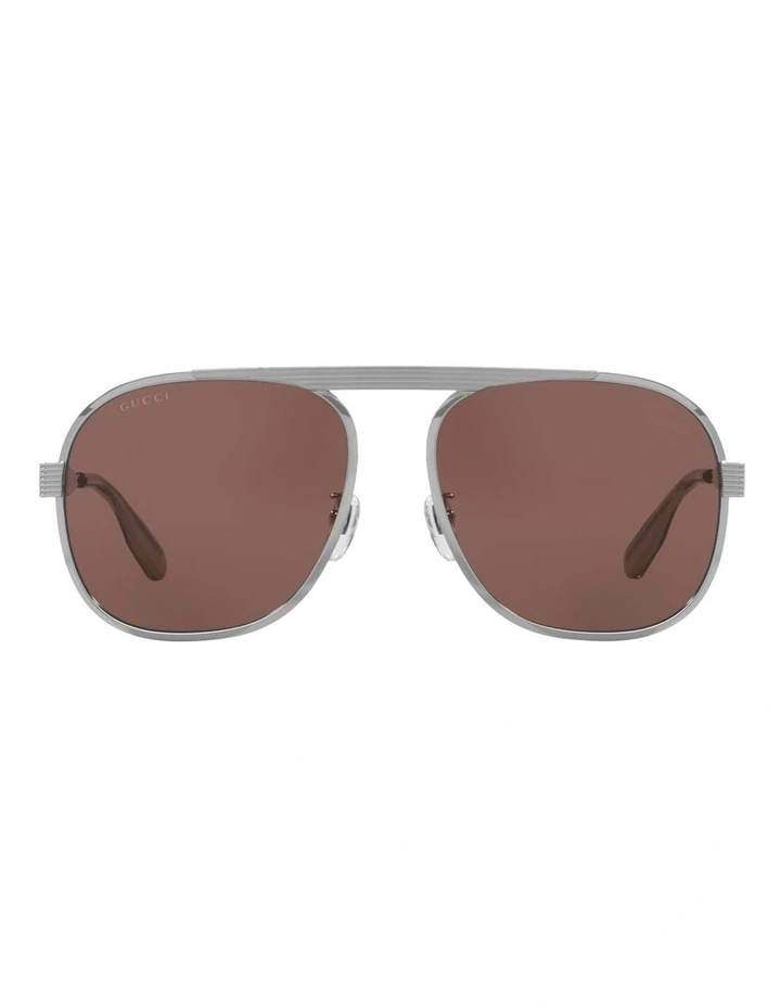 Metal Sunglasses GG1514S in Silver image 2