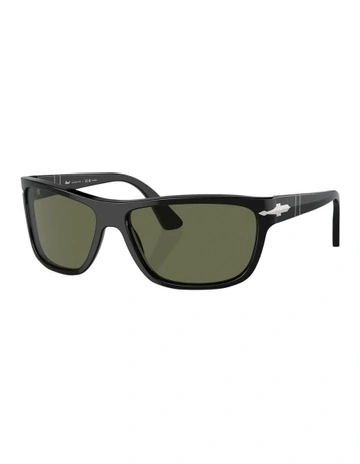 PO3342S Polarised Sunglasses in Black