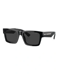 PR 25ZS Polarised Sunglasses in Black