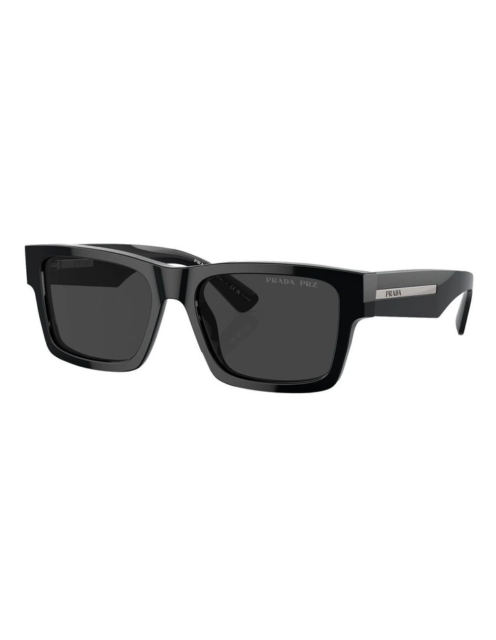 PR 25ZS Polarised Sunglasses in Black image 1