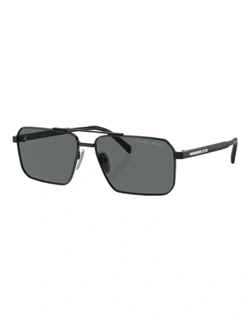 PR A57S Polarised Sunglasses in Black