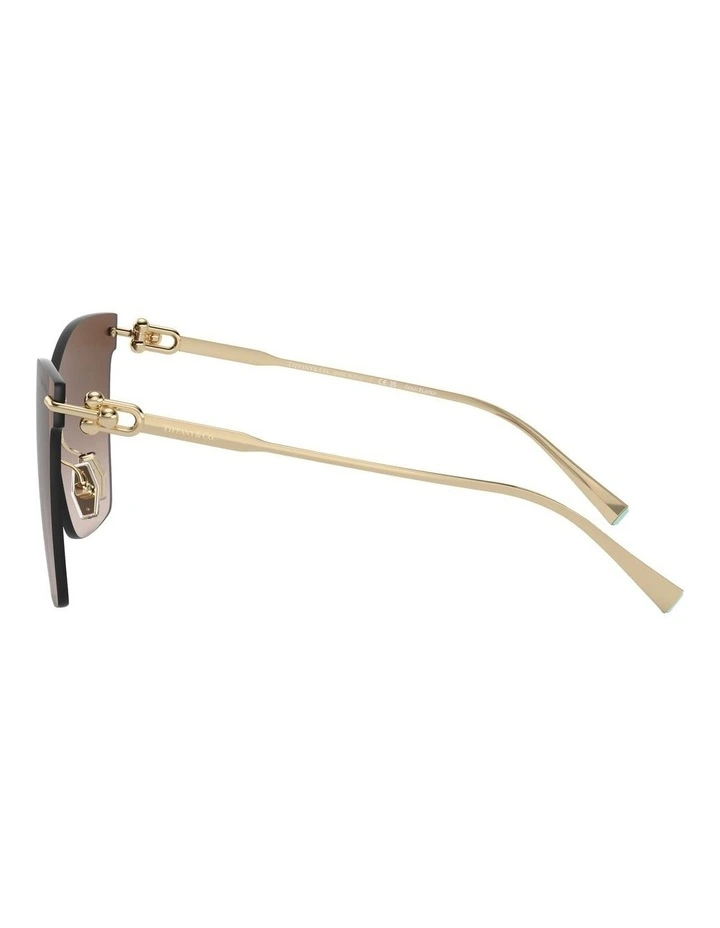 TF3103K Sunglasses in Gold image 3