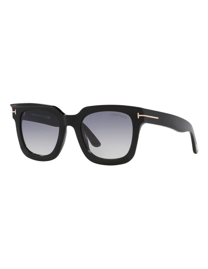 Leigh-02 Black Sunglasses image 1