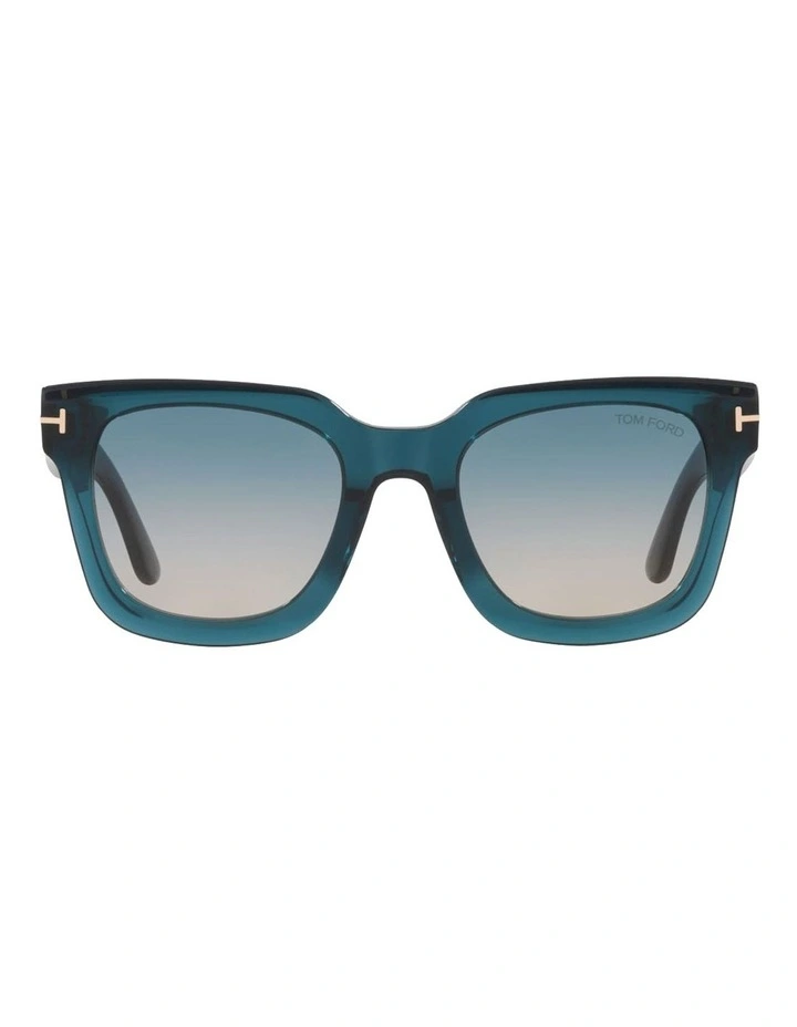 Leigh-02 Blue Sunglasses image 2