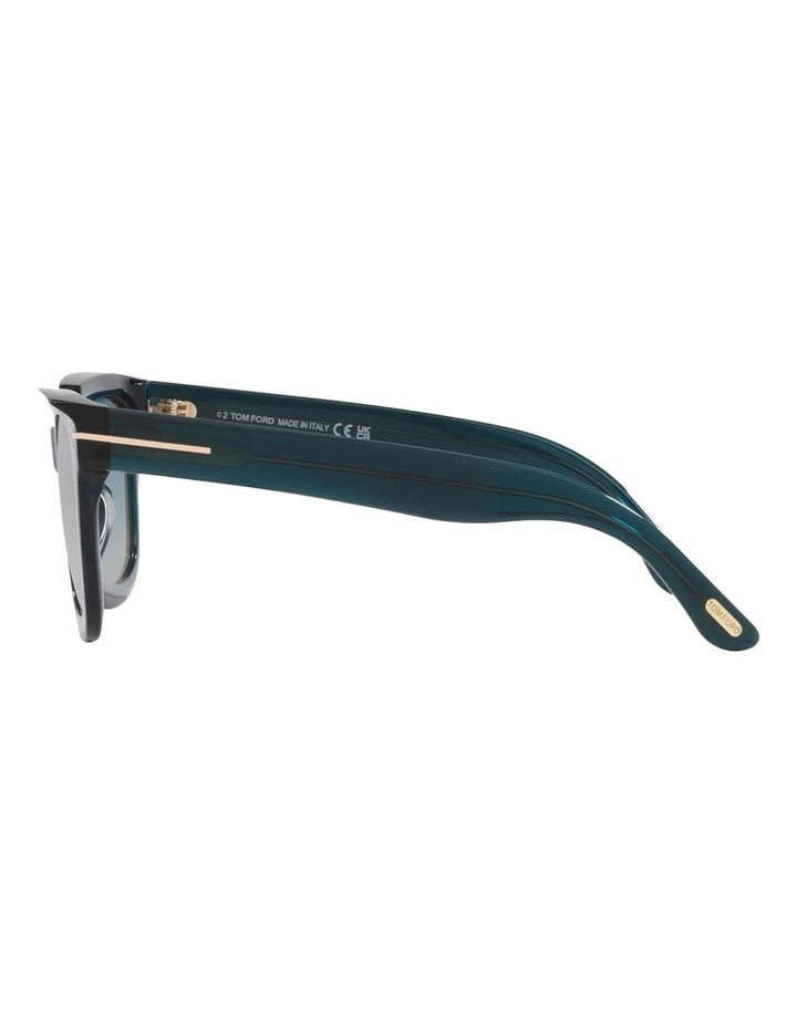 Leigh-02 Blue Sunglasses image 3