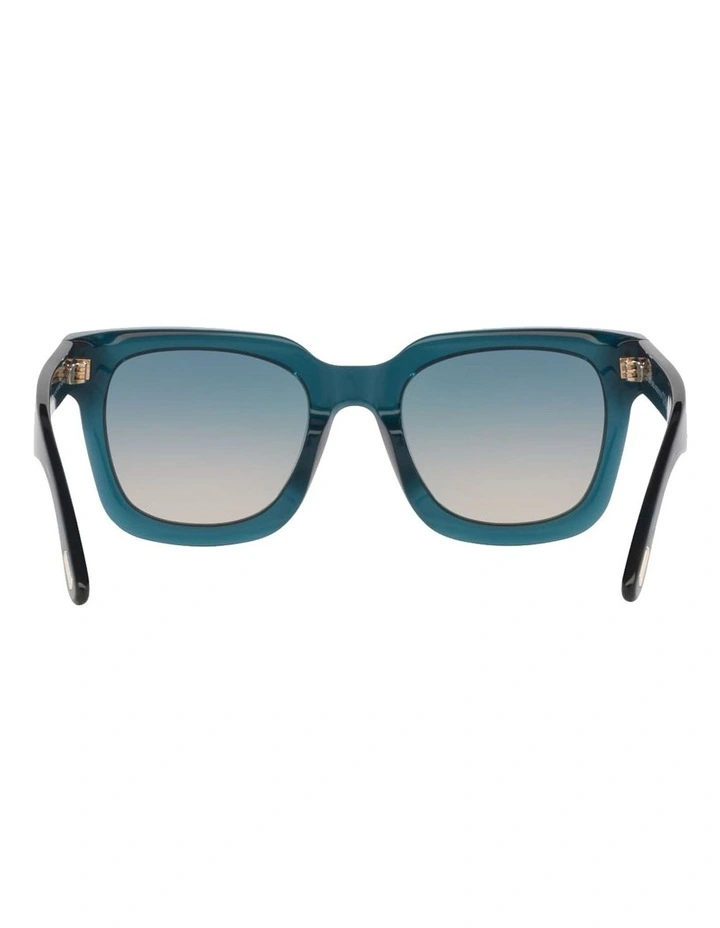 Leigh-02 Blue Sunglasses image 4