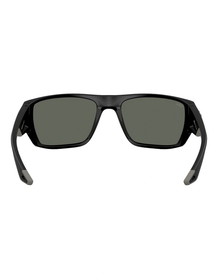 Finlet Injected Polarised Sunglasses in Black image 4