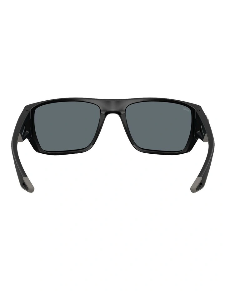 Finlet Injected Polarised Sunglasses in Black image 4