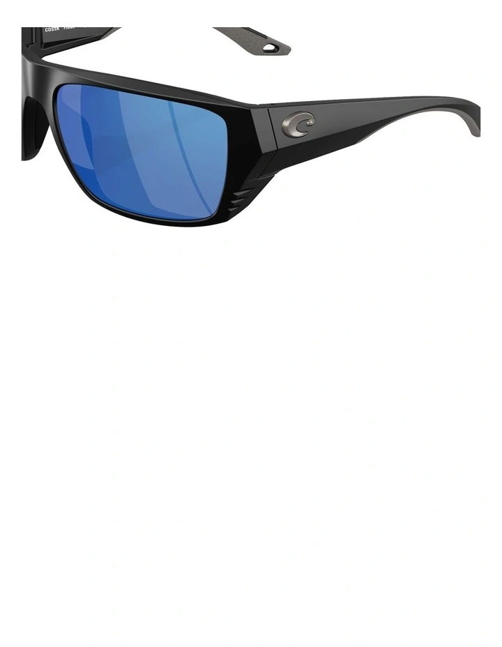 Finlet Injected Polarised Sunglasses in Black image 6