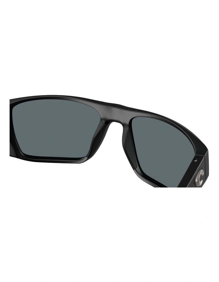 Finlet Injected Polarised Sunglasses in Black image 7