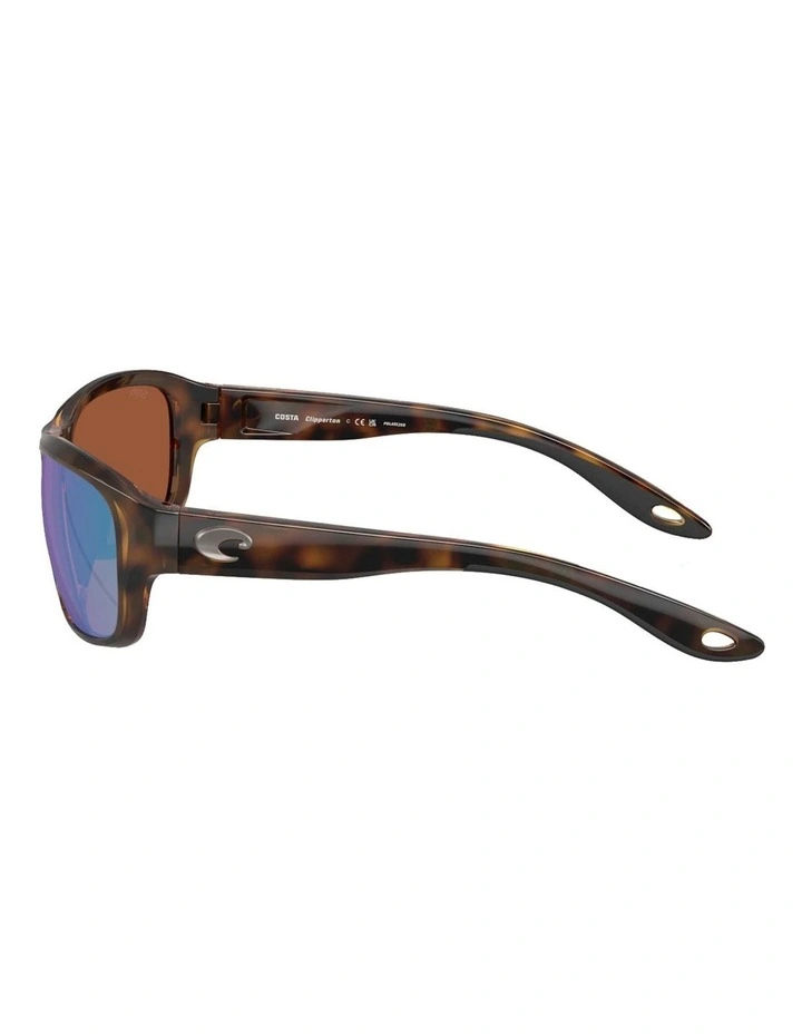 Costa Clipperton Injected Polarised Sunglasses in Tortoise image 3