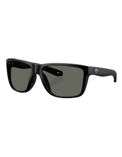 Broadbill II Injected Polarised Sunglasses in Black