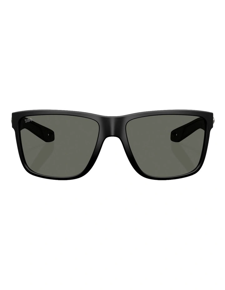 Broadbill II Injected Polarised Sunglasses in Black image 2