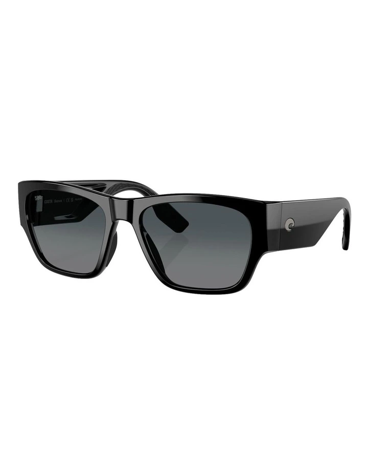 Suenos Injected Polarised Sunglasses in Black image 1