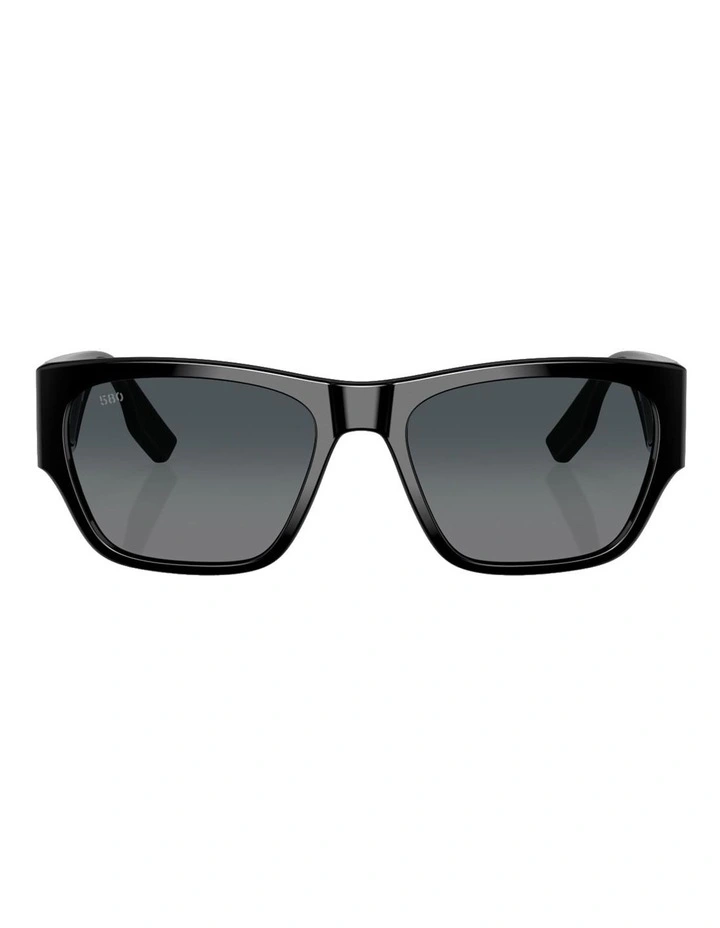 Suenos Injected Polarised Sunglasses in Black image 2