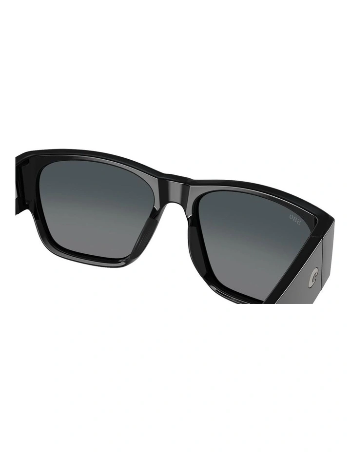 Suenos Injected Polarised Sunglasses in Black image 7