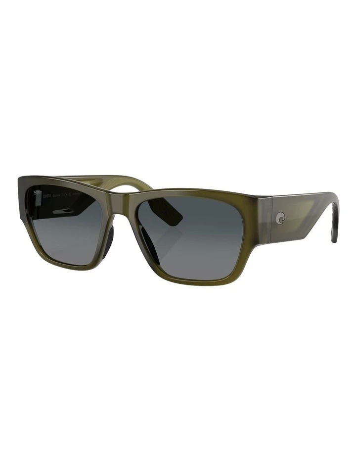 Suenos Injected Polarised Sunglasses in Green image 1