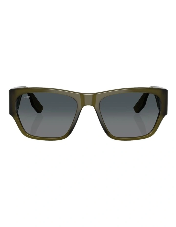 Suenos Injected Polarised Sunglasses in Green image 2