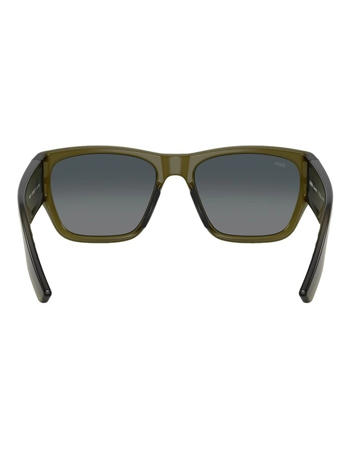 Suenos Injected Polarised Sunglasses in Green image 4