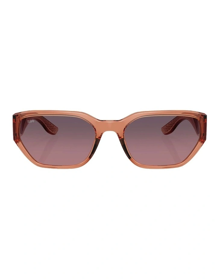 Costa Clemente Injected Polarised Sunglasses in Pink image 2