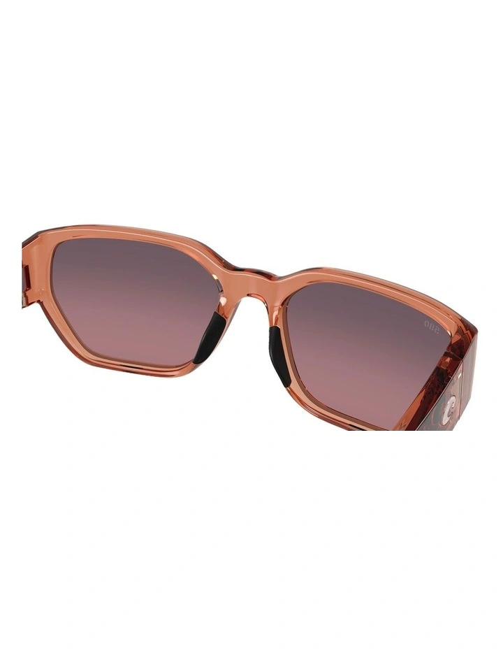 Costa Clemente Injected Polarised Sunglasses in Pink image 7