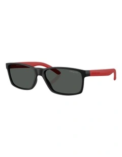 Slickster Nylon Sunglasses in Black
