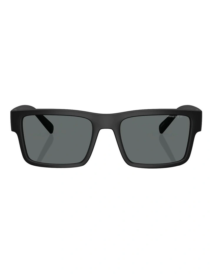 Omgee Injected Polarised Sunglasses in Black image 2