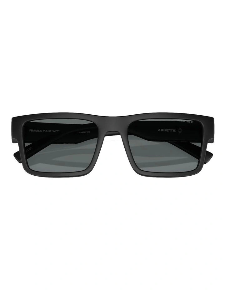Omgee Injected Polarised Sunglasses in Black image 5