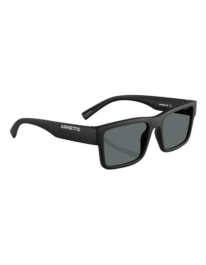 Omgee Injected Polarised Sunglasses in Black image 6