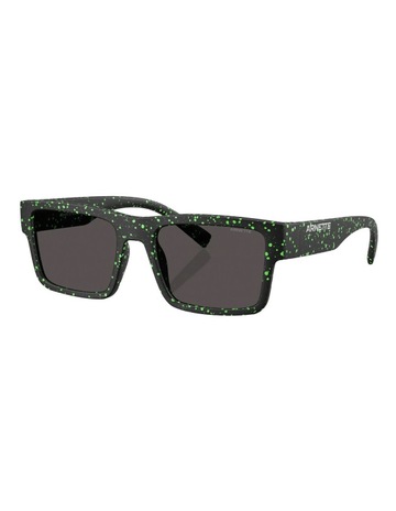 Matte Black/Gekko Green Splatter colour