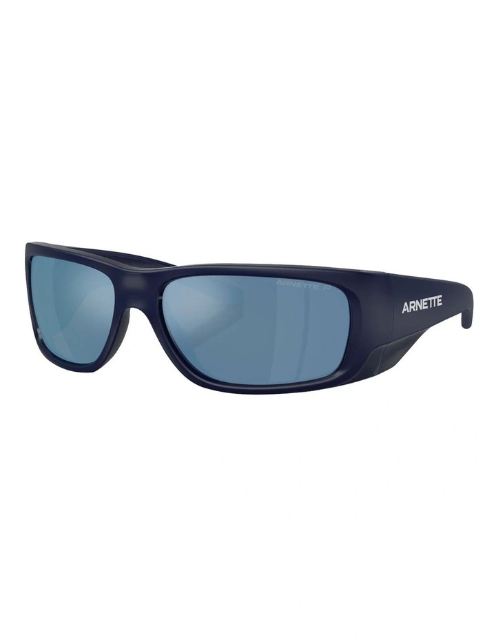 Arnette Flipside Injected Polarised Sunglasses in Blue image 1