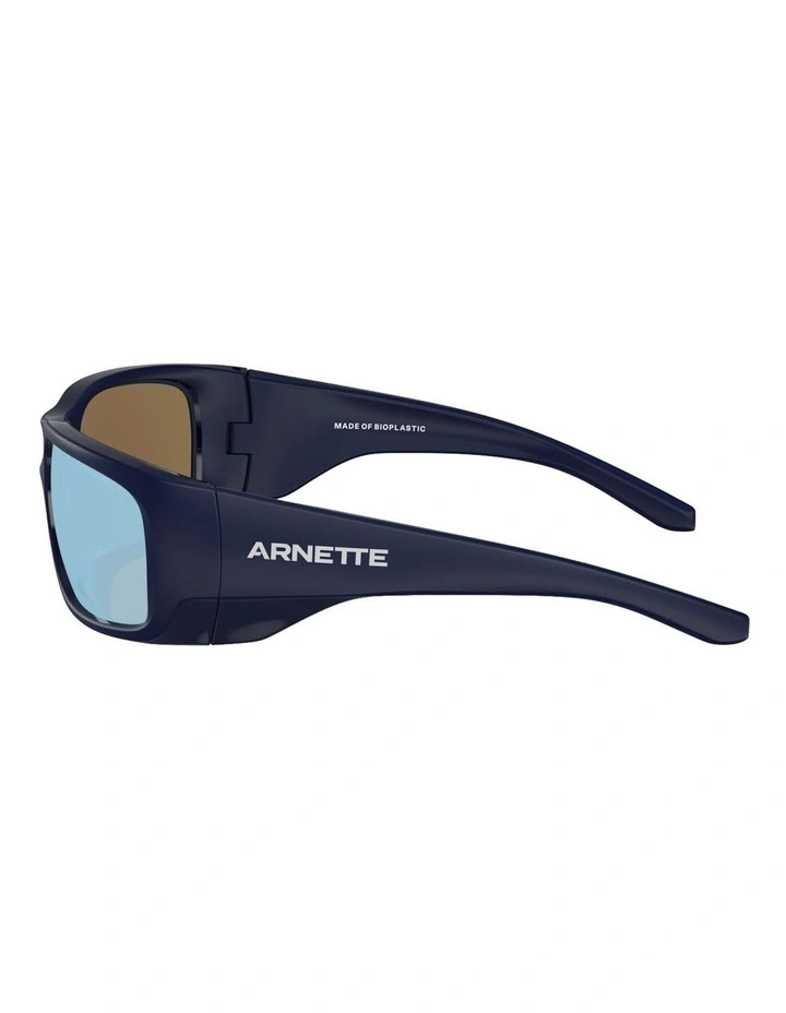 Arnette Flipside Injected Polarised Sunglasses in Blue image 3