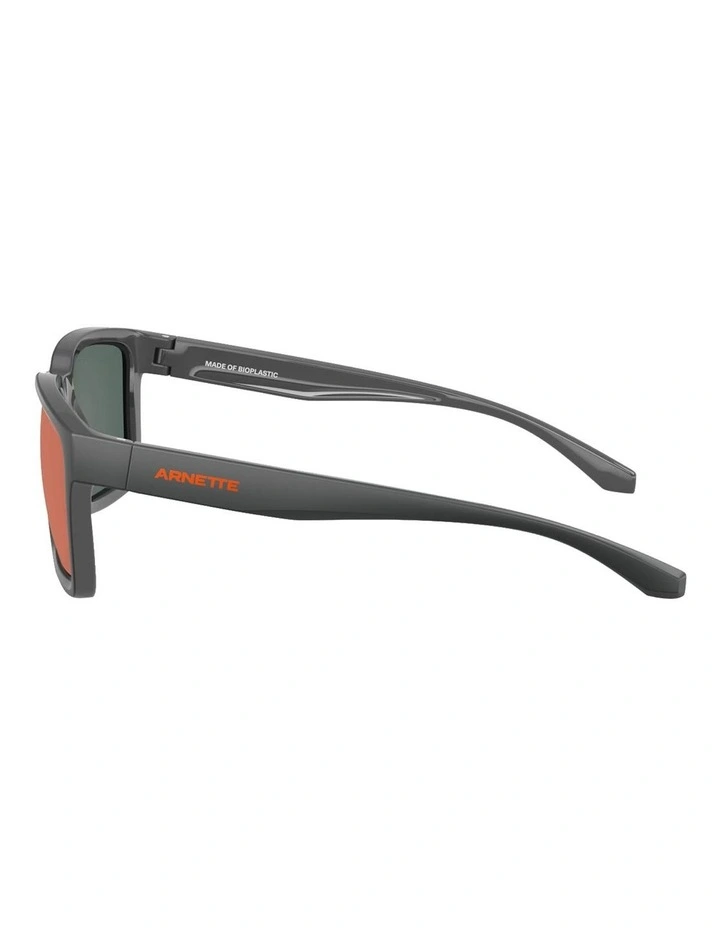 Plot Twist Injected Sunglasses in Grey image 3