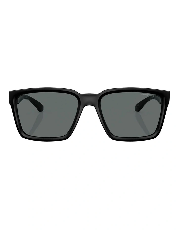 Plot Twist Injected Polarised Sunglasses in Black image 2