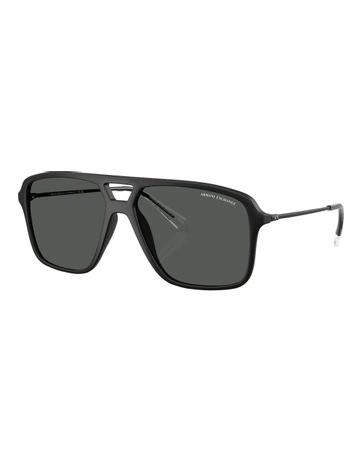 Injected Sunglasses in Black