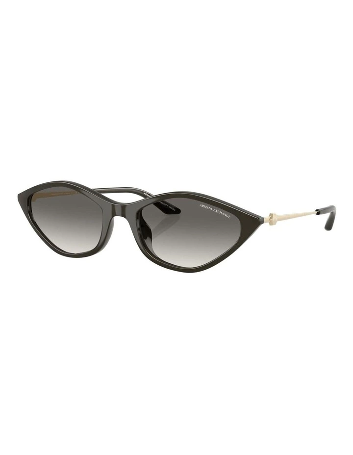 Injected Sunglasses in Opalescent Dark Grey image 1
