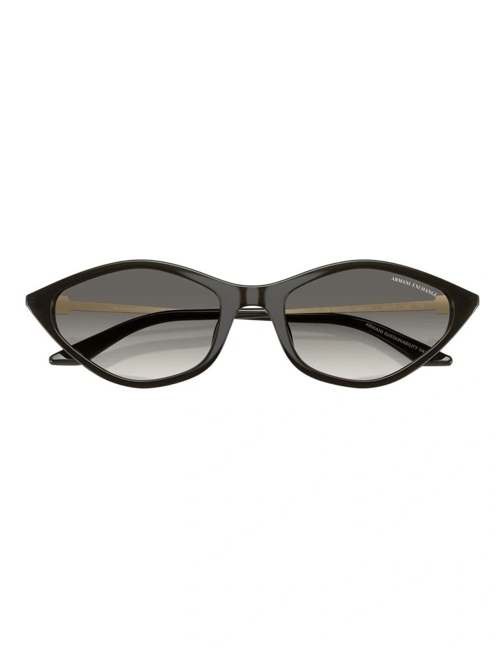 Injected Sunglasses in Opalescent Dark Grey image 2
