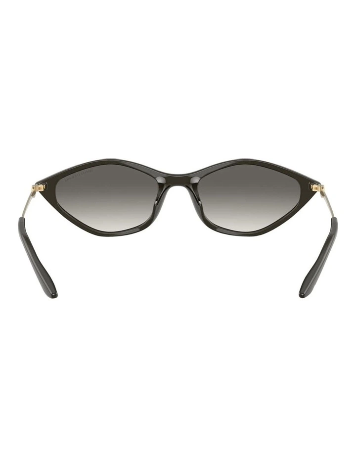 Injected Sunglasses in Opalescent Dark Grey image 4