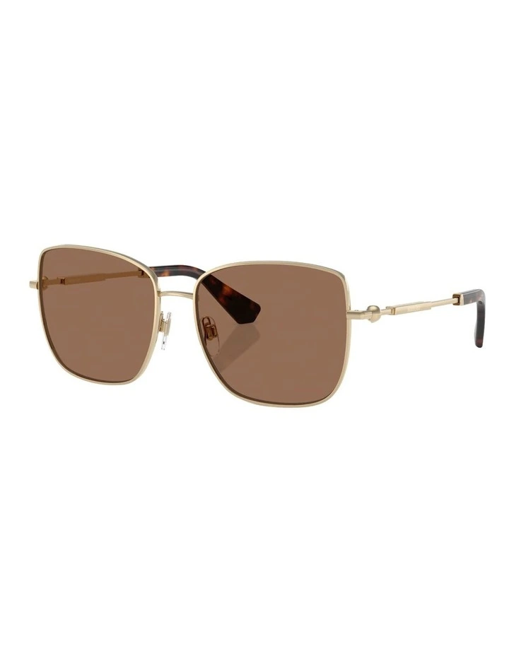 Burberry Metal Sunglasses in Gold image 1